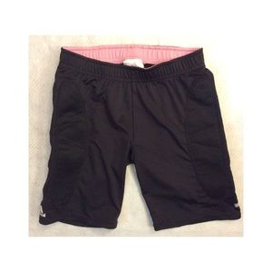 Adidas Girls Padded Shorts Color Black Size Large